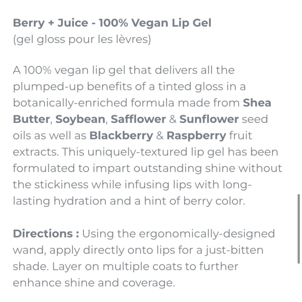 BERRY & juice Botanicals Lip Gel - Picture 8 of 11